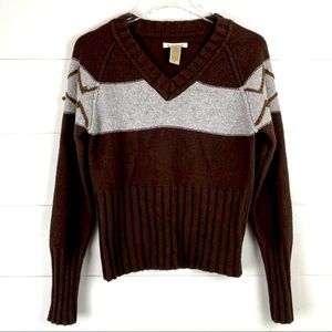 Ruff Hewn Vintage medium wool blend embroidered sweater Y2K